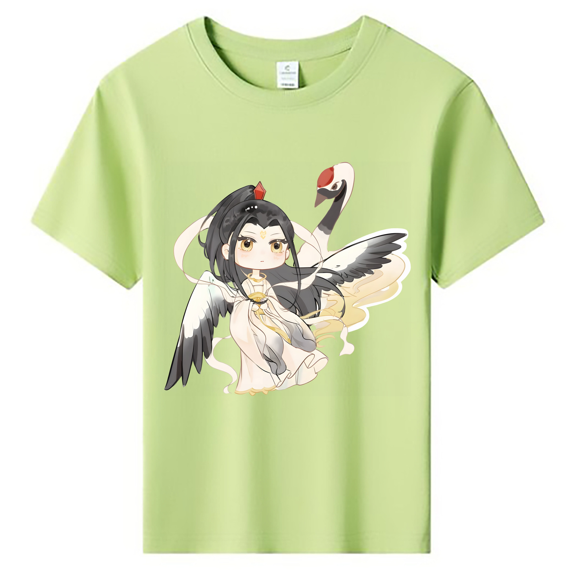 （画像用） Ne Zha 2 ナタ 魔童の大暴れ 綿100％キッズTシャツ（フロントプリント）